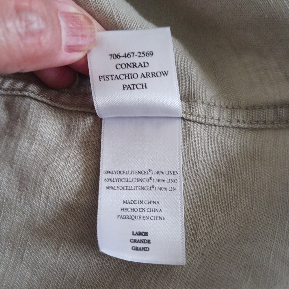 Rails Revolve Conrad Military Jacket in Pistachio Arrow Patch - Picture 10 of 16